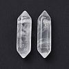 Natural Quartz Crystal Double Terminal Pointed Pendants G-C007-02B-14-3