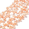 Natural Cultured Freshwater Pearl Beads Strands PEAR-J007-30-1