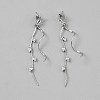 Alloy Horse Eye Dangle Stud Earrings EJEW-WH0004-191P-1