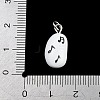 Brass Enamel Pendants KK-CBA10BC-03E-3