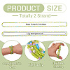 Resin Beads Bracelets BJEW-TAC0080-01C-3