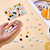 112Pcs 8 Colors Opaque Resin Cabochons RESI-SC0006-95-3