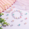 HOBBIESAY 200Pcs Round AB Color Transparent Acrylic Beads TACR-HY0001-02-4