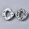 Spray Painted CCB Plastic Linking Rings LS-CCB-Q091-019A-3