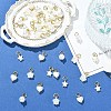 40Pcs 4 Styles Plastic Imitation Pearl Pendants PALLOY-YW00192-5