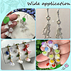 200Pcs Glass Bead Caps for Wind Chimes Making GLAA-SP0001-03B-6