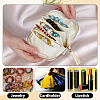 Cloth Jewelry Storage Zipper Bags with Tassel for Earrings Rings Bracelets Necklaces AJEW-WH0596-664A-3