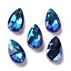 Faceted Teardrop Glass Pendants GLAA-O008-A19-1