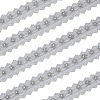 3 Yards Polyester Flower Lace Trim OCOR-OC0001-67B-1