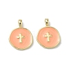 Brass Enamel Pendants KK-G417-01LG-01-1