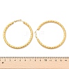 304 Stainless Steel Twist Hoop Earrings EJEW-Q011-16G-3