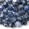 Natural Dumortierite Quartz Beads Strands G-F523-17-8mm-01-2