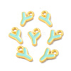 Alloy Enamel Pendants ENAM-P247-01MG-Y-3