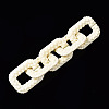 Spray Painted CCB Plastic Linking Rings CCB-Q091-009F-4