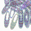 Ion Plating(IP) 304 Stainless Steel Filigree Big Pendants X-STAS-S108-82-1
