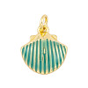 Rack Plating Brass Enamel Pendants KK-P269-09G-04-1