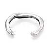 304 Stainless Steel Cuff Bangles for Women BJEW-N038-01P-3