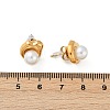 304 Stainless Steel Stud Earrings EJEW-G423-31C-G-5