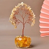 Natural Yellow Quartz Sculpture Display Decorations PW-WGA03B5-04-1