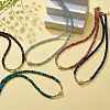 Natural Gemstone & Pearl Beaded Necklace for Women NJEW-JN03998-7