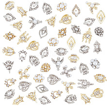 ARRICRAFT Alloy Rhinestone Cabochons MRMJ-AR0001-11