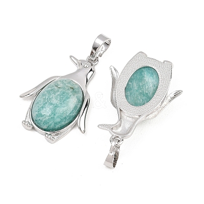 Natural Amazonite Pendants G-A315-03C-P-1