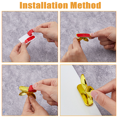 6Pcs 3 Colors Plastic Toilet Lid Handle FIND-FH0009-34-1
