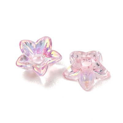 Transparent Acrylic Bead Caps AC-CBA1E6C-06C-07-1