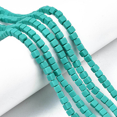 Handmade Polymer Clay Beads Strands X-CLAY-N008-061-03-1