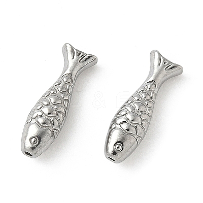 304 Stainless Steel Beads STAS-F320-15C-P-1