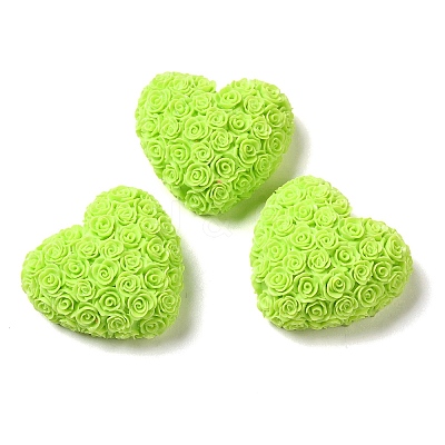 Opaque Resin Cabochons LS-RESI-C024-02E-1