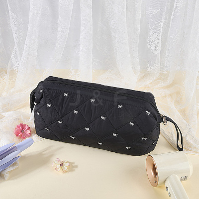 Cotton Cloth Hair Dryer Storage Zipper Bags AJEW-WH20054-331E-1