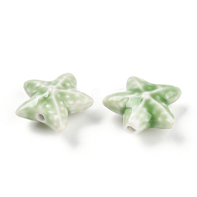 Handmade Porcelain Beads PORC-N008-09I-1