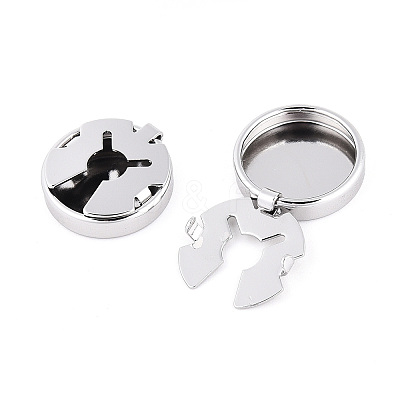 Brass Cufflinks KK-T074-63P-02-NR-1