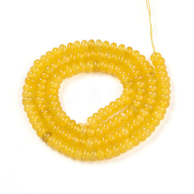 Dyed Natural White Jade Beads Strands G-T139-57A-01-1