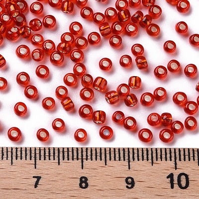 8/0 Glass Seed Beads SEED-US0003-3mm-25-1