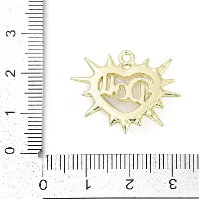 Alloy Pendants PALLOY-R151-10G-04-1