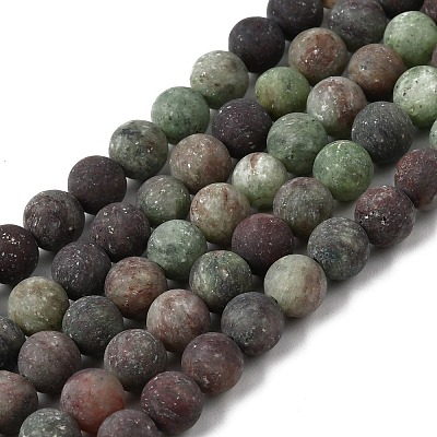 Natural Green Opal Beads Strands G-H045-A03-8MM-01-1