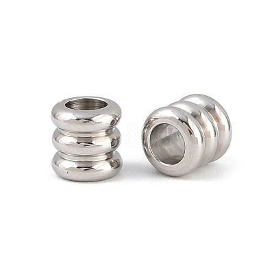 Tarnish Resistant Stainless Steel Column Beads X-STAS-Q176-01-1
