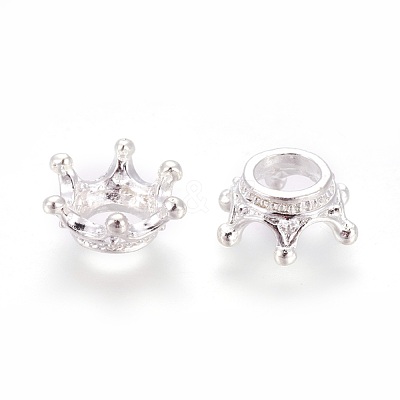 Tibetan Style Alloy Bead Caps PALLOY-WH0054-02S-1