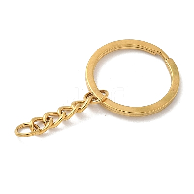 304 Stainless Steel Split Key Rings STAS-D127-04G-1