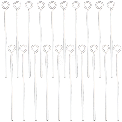100Pcs Brass Eye Pins KK-BBC0024-76C-1