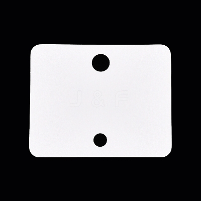 Rectangle Paper Jewelry Display Cards for Bracelets Keychains CDIS-T004-05-1