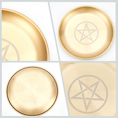 1Pc 201 Stainless Steel Candle Holder AJEW-CN0002-36B-1