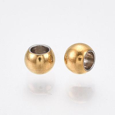 PVD Vacuum Plating 201 Stainless Steel Beads STAS-T008-230-1