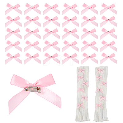 Bowknot Polyester Brooches LS-JEWB-WH0028-68B-1