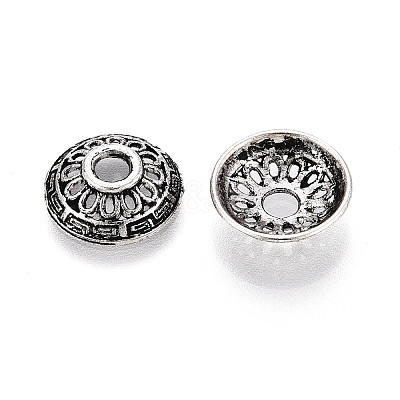 Tibetan Style Alloy Bead Cone TIBEB-T004-17AS-1