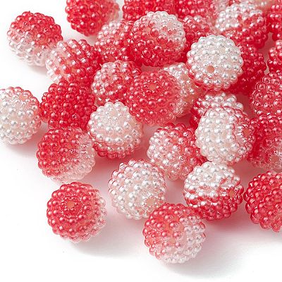 Imitation Pearl Acrylic Beads OACR-FS0001-42G-1