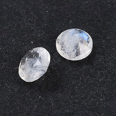 Faceted Natural Moonstone Cabochons G-I295-05C-05-1