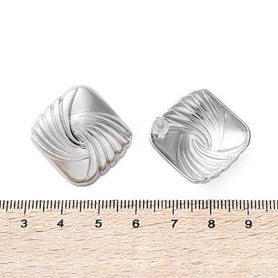 304 Stainless Steel Stud Earrings for Women EJEW-K306-01P-1